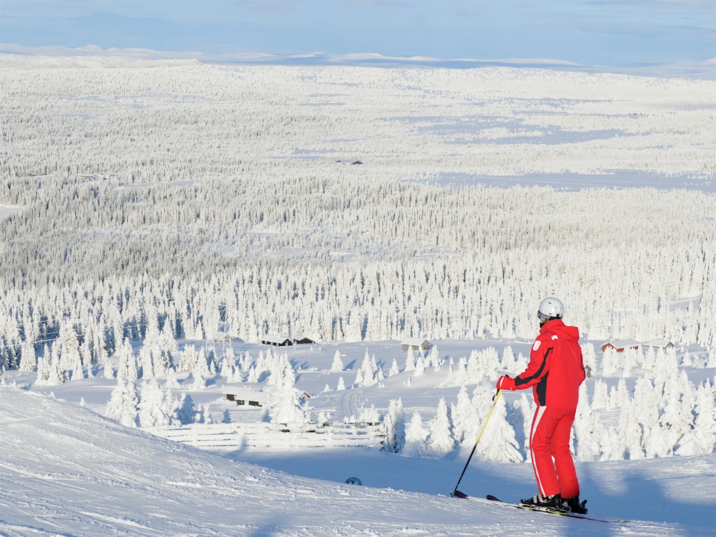 Slalomkjører i vinterparadis på Hafjell